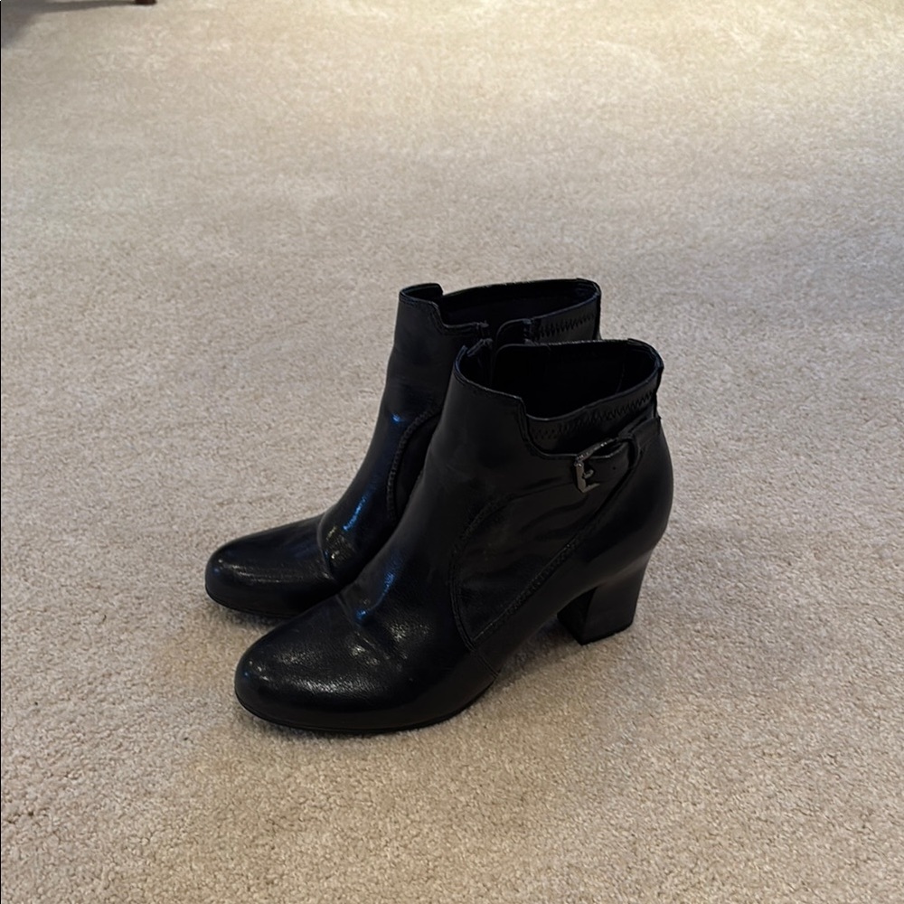 Franco Sarto Black Ankle Booties